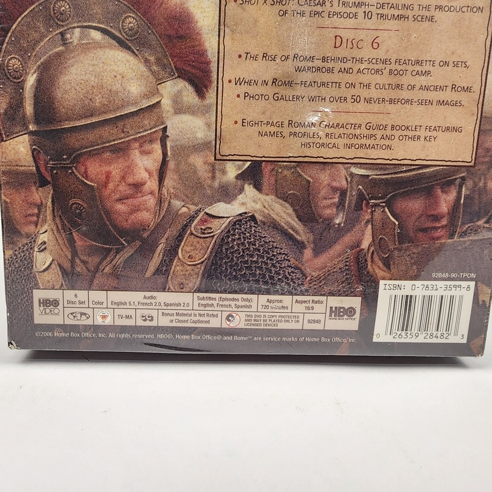Rome: The Complete First‎ Season (DVD, 2006) SEALED - Picture 3 of 4